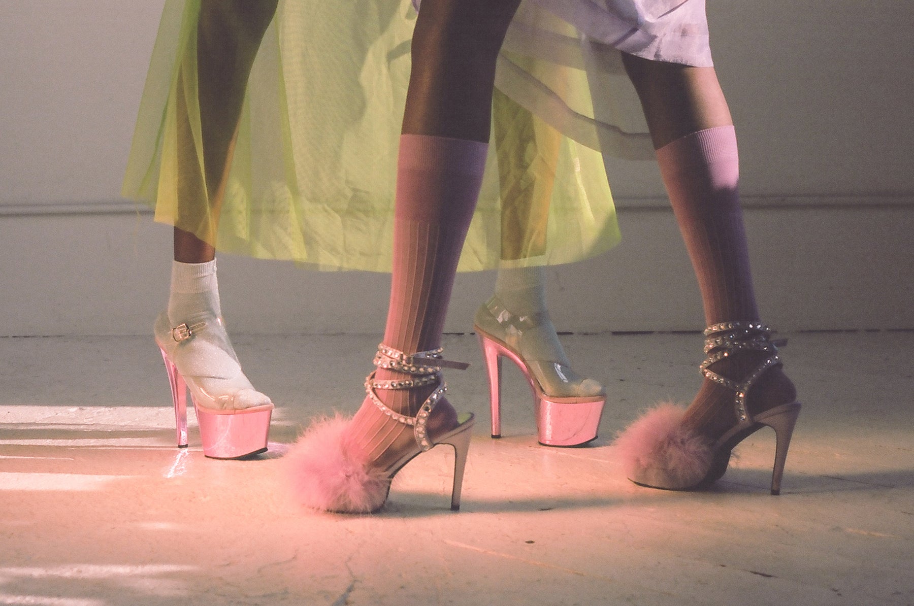 detail of shoes.