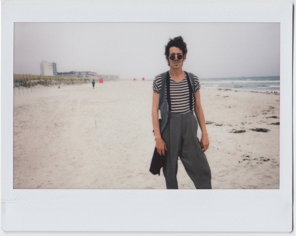 brenden on the beach in a look.