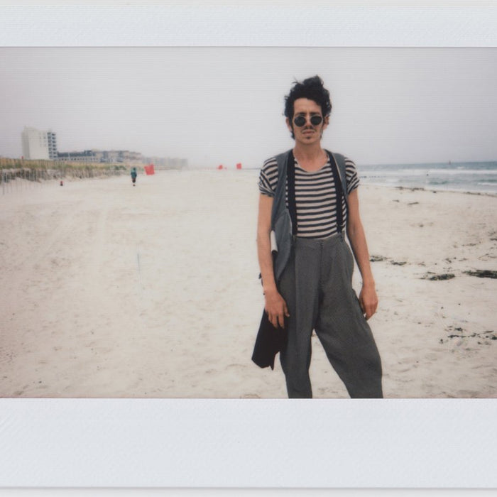 brenden on the beach in a look.