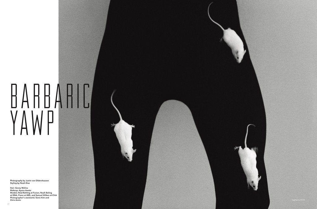 barbaric yawp cover featuring credits.