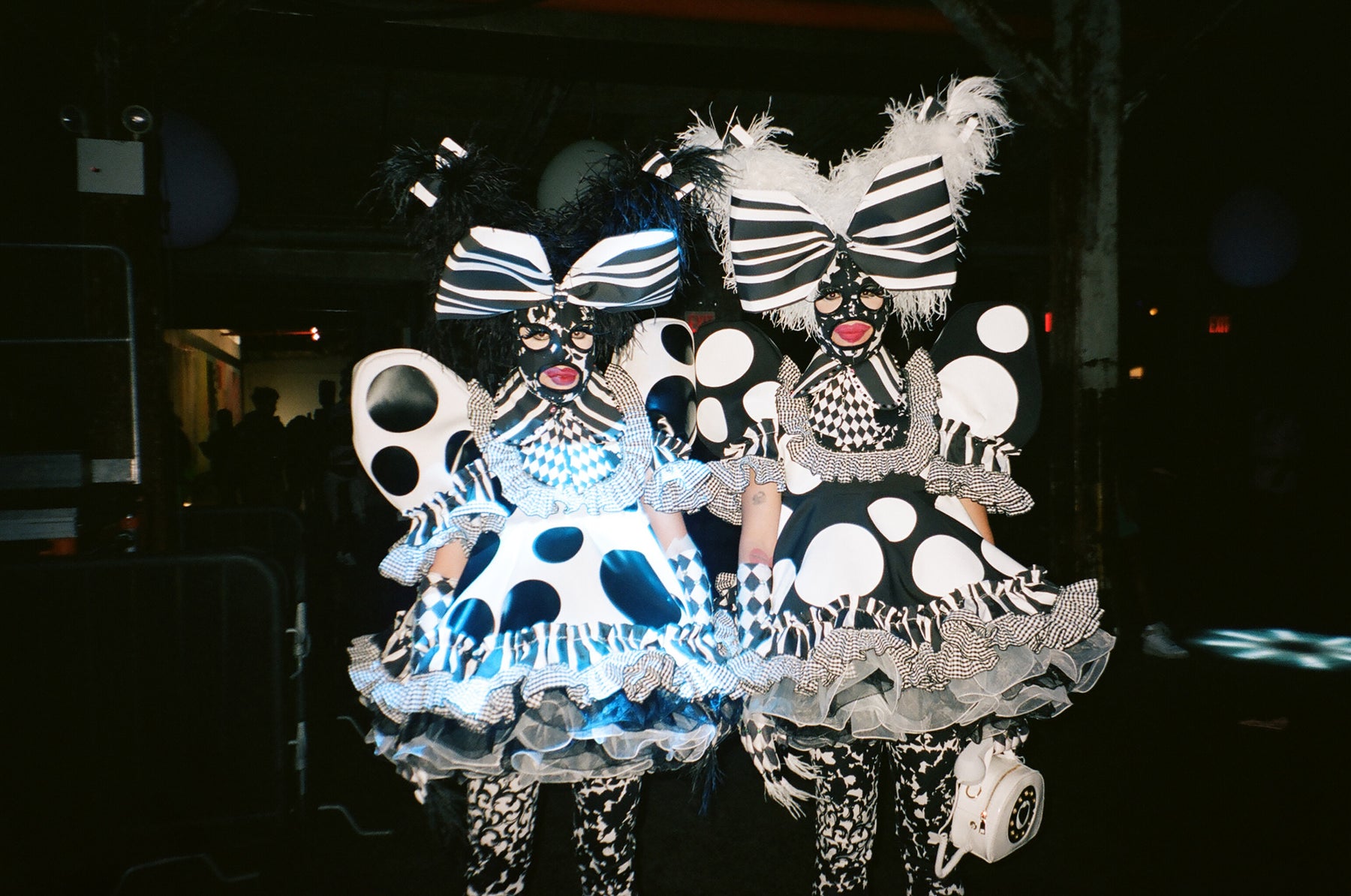 bushwig festival-goers in costume.