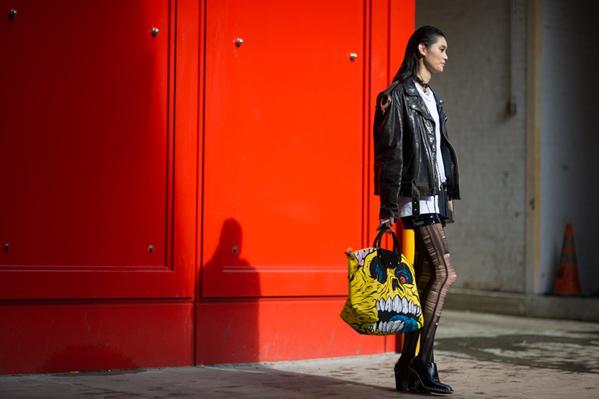 ming xi at jeremy scott show, NYFW, new york.