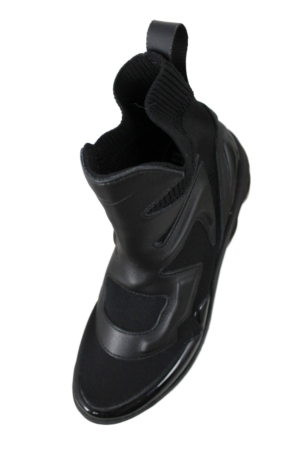 upper angle of sneaker. 