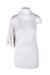 description: faith connection white gray one sleeve butterfly dress. features rounded neckline, fitted skirt, fully lined, and butterfly one sleeve top. 