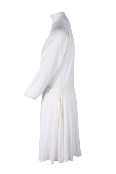 side of etoile isabel marant white long sleeve dress.