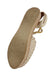 bottom angle back angle las tres marias beige woven leather sandals.