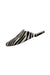 description: mohi... zebra pony hair black and white flats. features pointed toe silhouette, and slip on style.