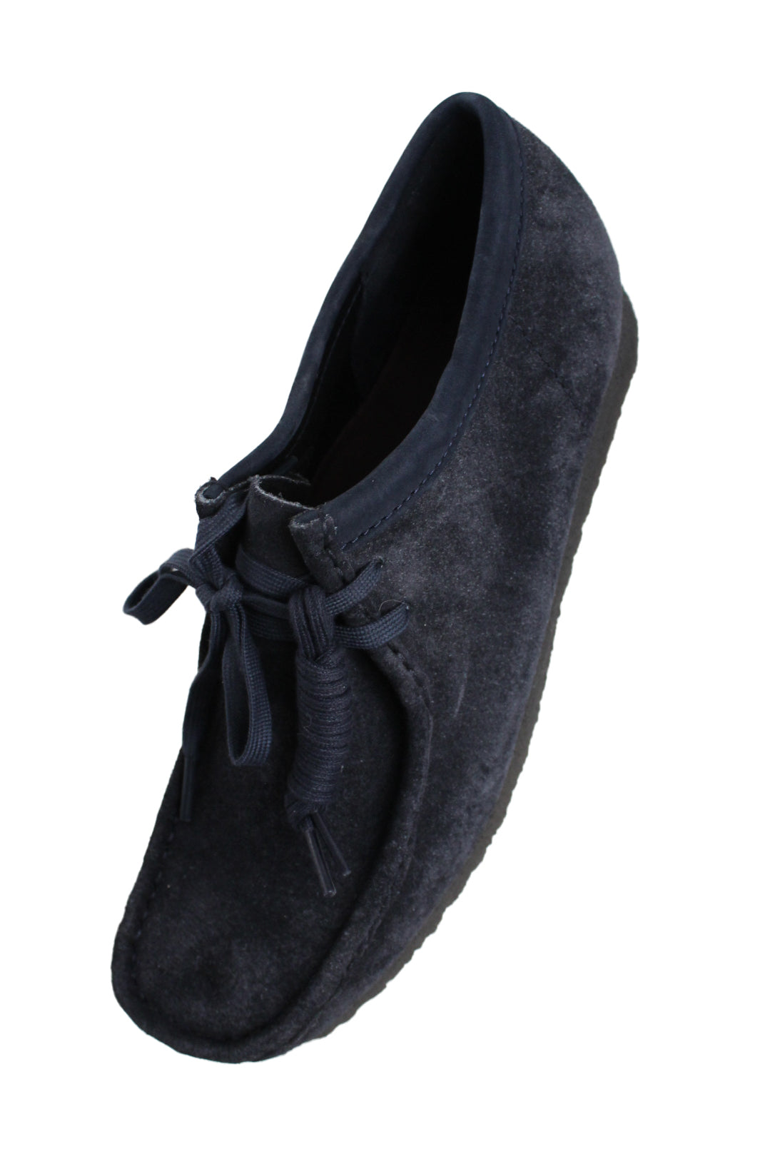 topside view with top lace closure of shoe.