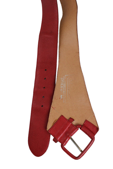 above angle of belt with asymmetrical shape. 
