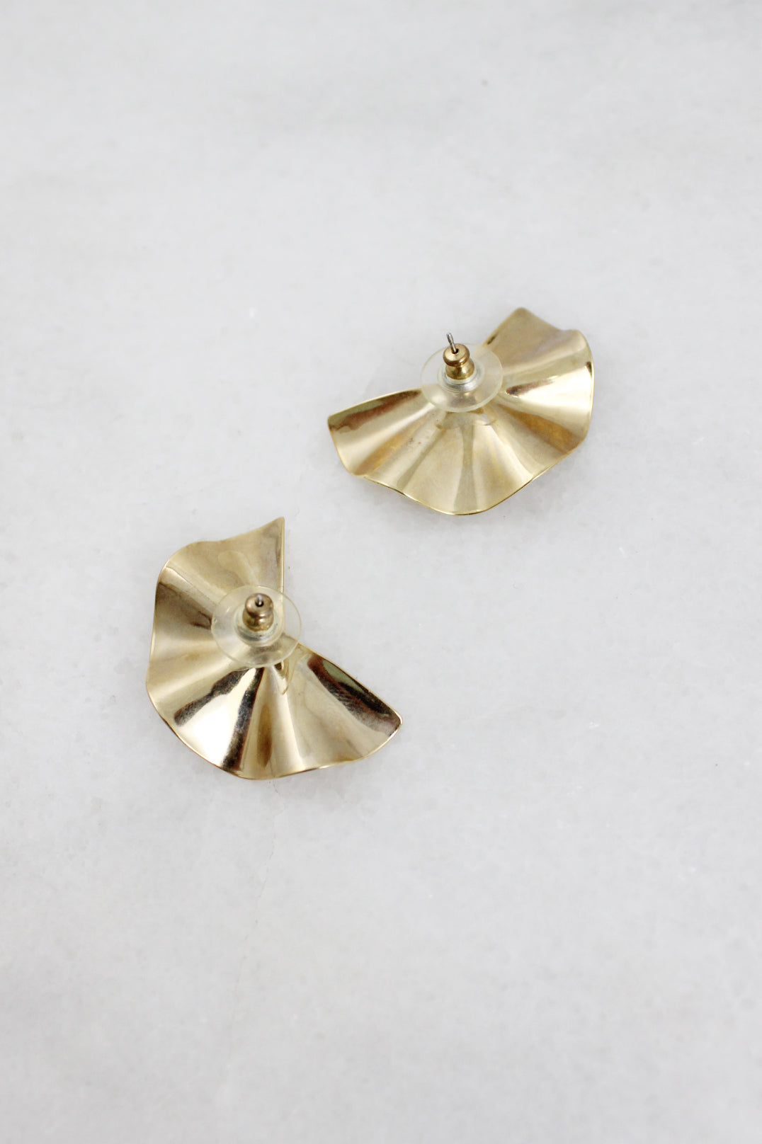 above angle of back earrings with push back closure. 