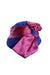 description: vintage unlabeled pink and blue hat. features big bow at front, blue velvet base and satin-feel pink bow. 