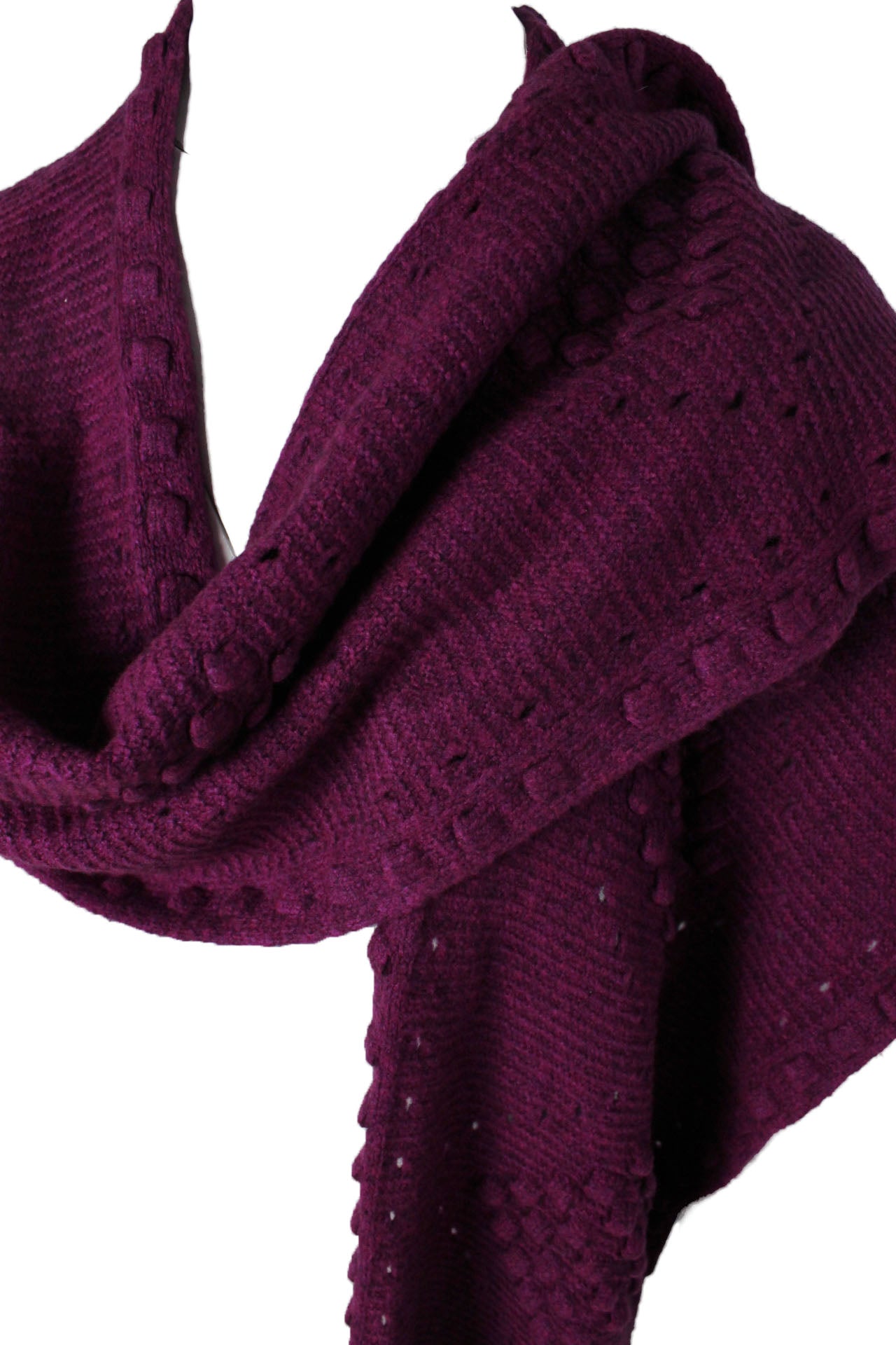 detail of scarf. 