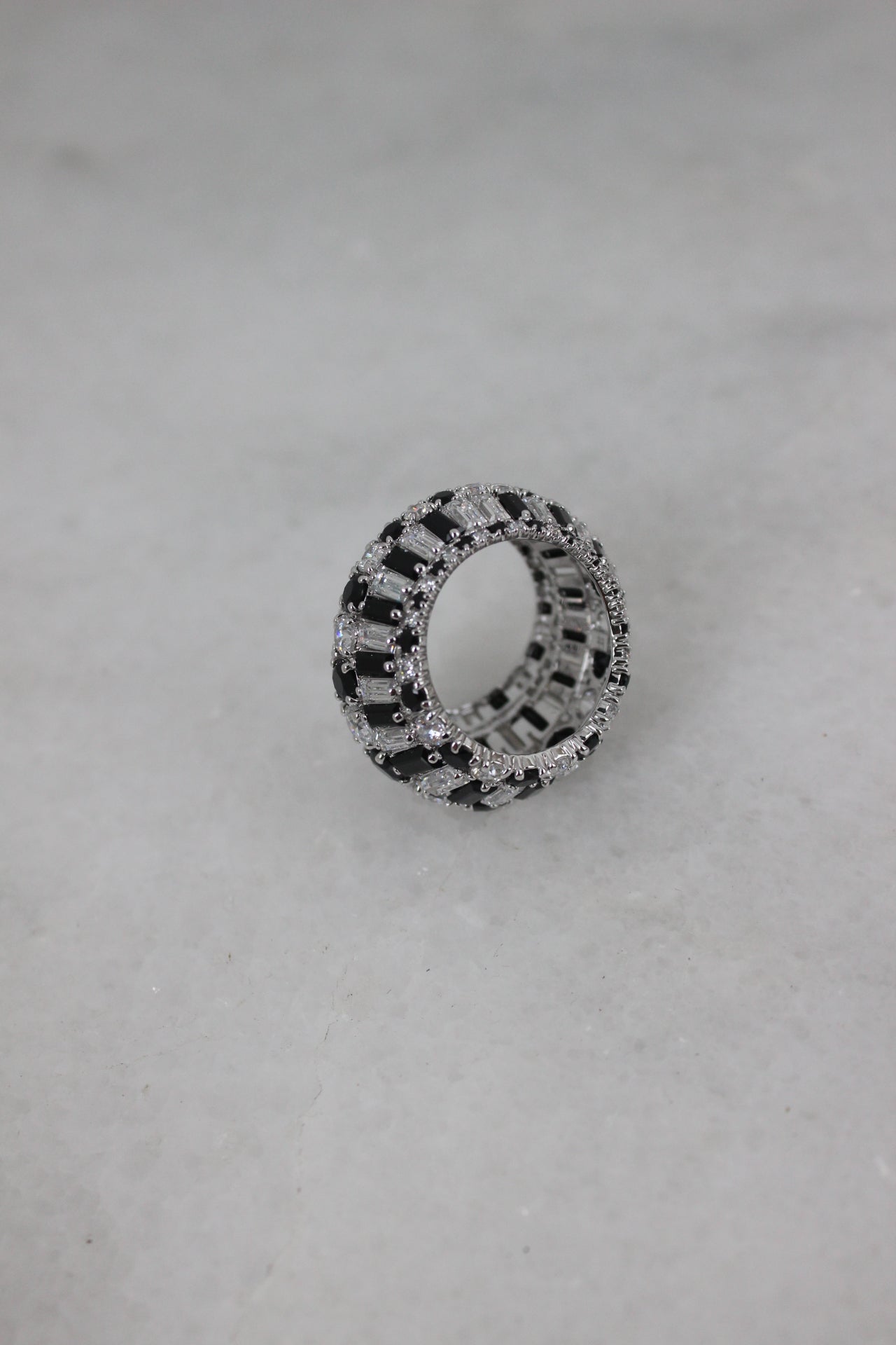detail of ring with two tone. 