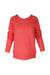 sies marjan coral long sleeve sweater. features cable knit design, crew neckline, ribbed trim, internal sleeveless cream lining 