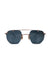 front view otejesta copper ‘ship rock’ sunglasses. features etched accents throughout frame and comes with branded case.