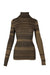 description: vintage sonia rykiel brown long sleeve turtleneck top. features fitted style, and long silhouette. 
