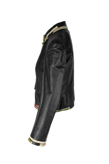 side of moschino jacket.  