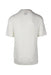 back angle of short sleeve polo embroidered short sleeve shirt. 