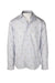 front angle of eton light blue check long sleeve button up shirt on masc mannequin torso. features pineapple pattern throughout with buttons at cuffs.