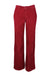burgundy corduroy pants with flared legs