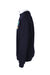 side angle of long sleeve pullover sweatshirt. 