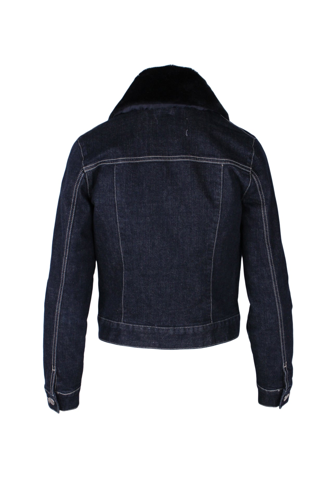 back of jacket with slim fit. 