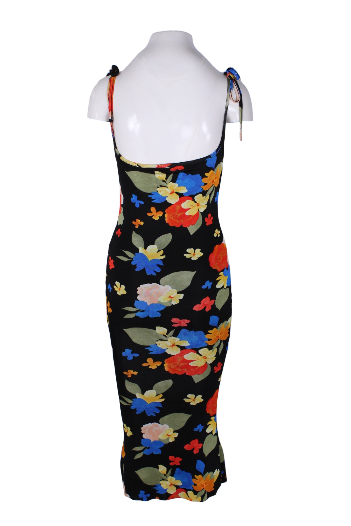 back of fitted dress.