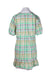 back of dress with hook and zip fly.