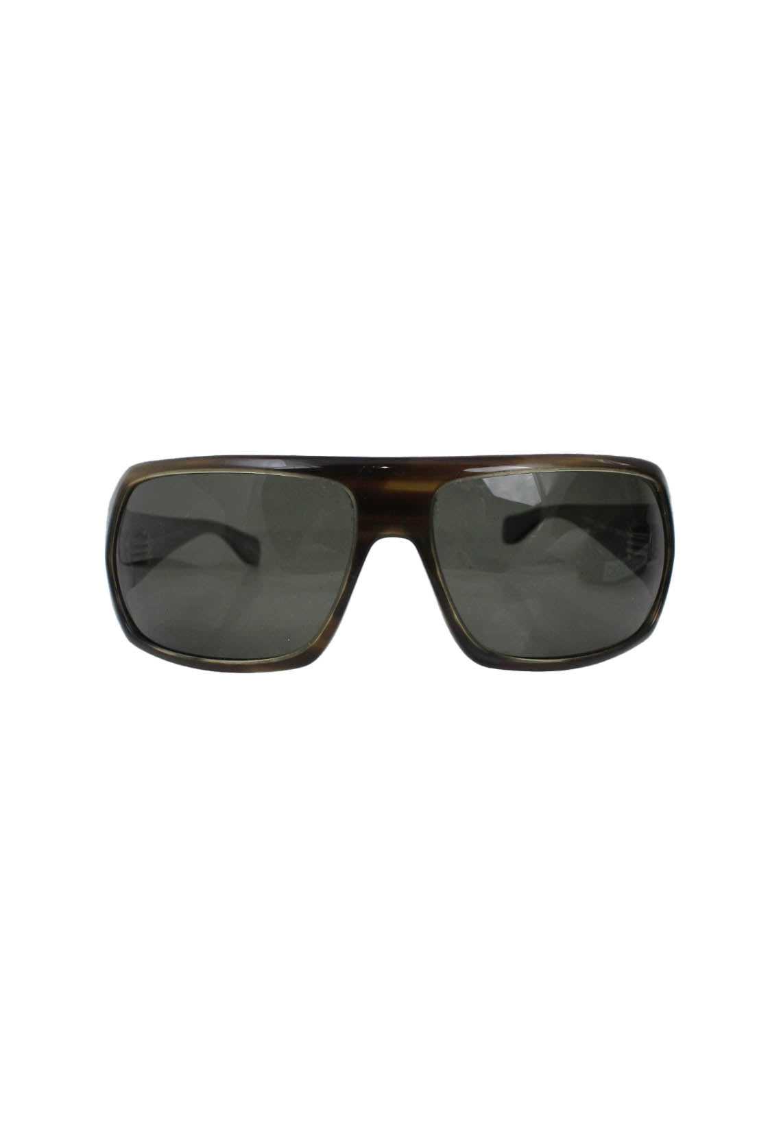 description: oliver people's conway olive sunglasses. features rectangular shape, polarized lenses, and resin-effect at frame throughout. 