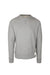 front view of jack spade grey pullover cotton crewneck sweatshirt. features raglan sleeve and ribbed collar/cuffs/hem.