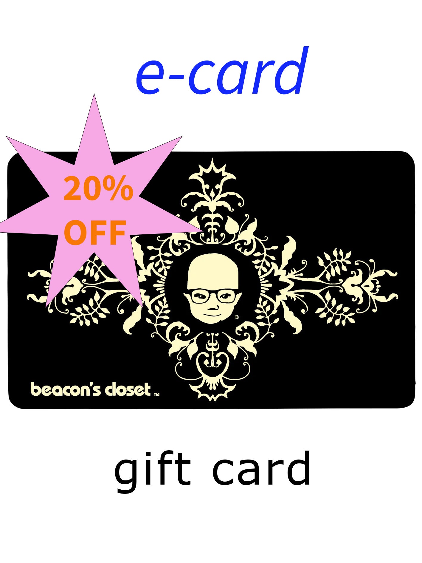 in store gift card (ecard) 20% OFF ($200-$275)