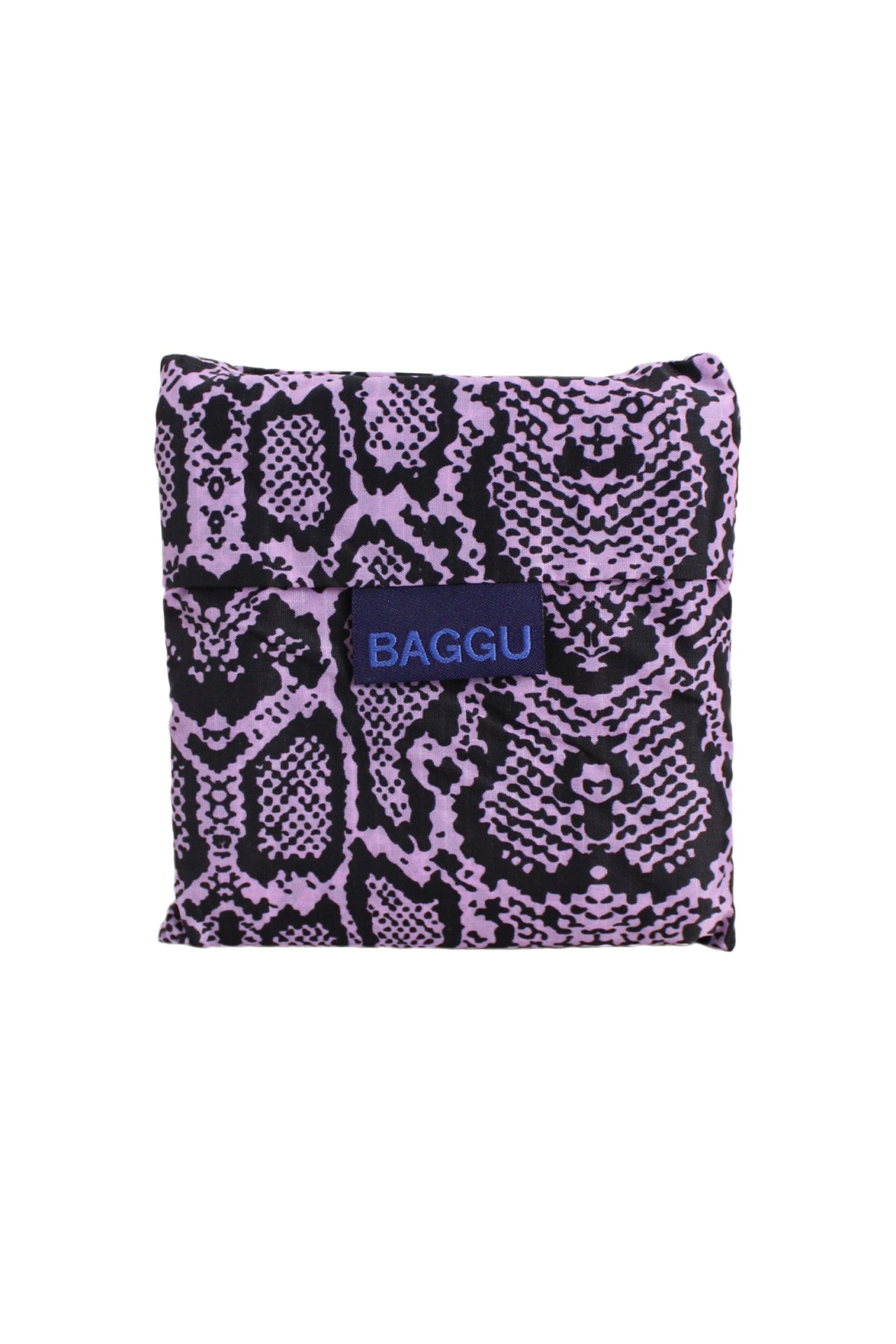 standard baggu pink snakeskin